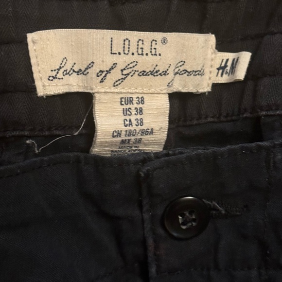 HM H&M LOGG LABEL OF GRADED GOODS CARGOS SZ 38 - Picture 2 of 4